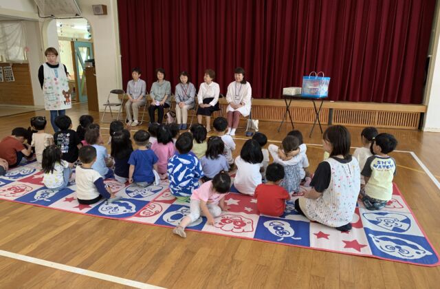主任児童委員さん、民生児童委員さんが来てくれました
