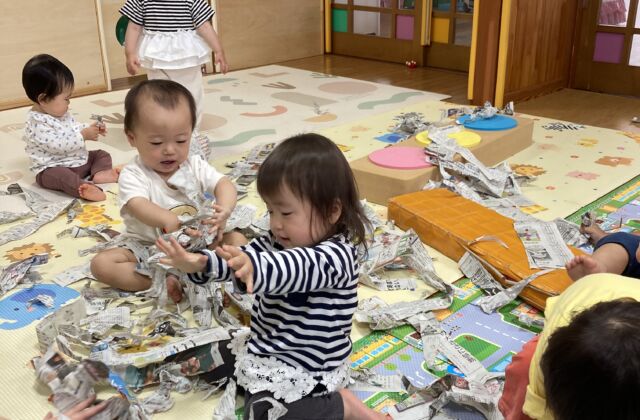 よーいどん！そして、ビリビリ遊び♪