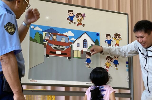 交通安全教室がありました
