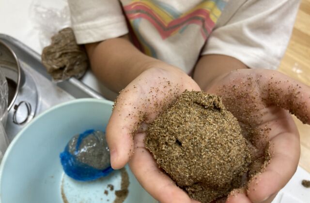泥団子はどうなったかな？