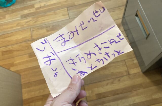 コンサートチケットが届きました